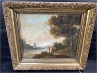 19TH CENT. SIGNED OIL ON CANVAS