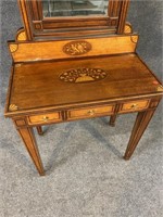 19TH CENT. MARQUETRY INLAID FRENCH STAND WITH