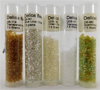 1997 Vintage Delica Beads - Sparkling Lined,