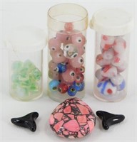 Special Glass Beads including Fish Eyes and