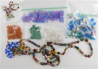 Variety of Glass Beads for Beading/Crafting