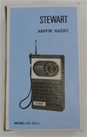 Vintage Stewart AM/FM Radio - Doesn't Look Like
