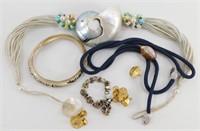 From the Sea Jewelry Lot - Sea Shell Bolo Tie,