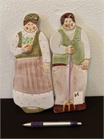 Ceramic Portugal Porcelain Hanging Couple