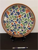 Vintage Coppercraft Guild Mosaic Tile Tray
