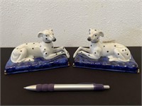 Pair of Dalmatian Figurines - OLD