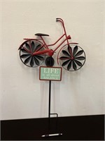 Metal Bicycle Yard Sign