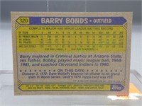 1987 Topps Barry Bonds Baseball Card #320