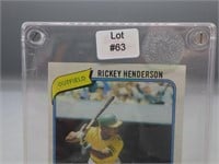 1980 Rickey Henderson Topps Card #482