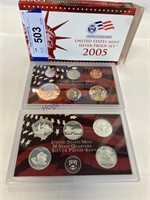 2005 US MINT SILVER PROOF SET W/ STATE QUARTERS