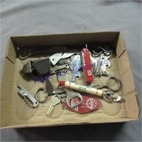 BOTTLE OPENERS, POCKET KNIFE, SMALL BELLS, OTHER