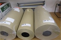 COUNTER PAPER ROLL CUTTERS (2), 3 ROLLS PAPER