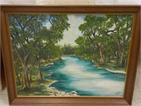Oil on Canvas, Nueces River
