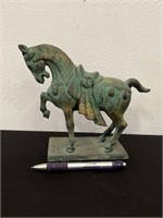 Heavy Antique Stallion Figurine