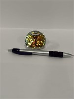 Small Multi Color Crystal Paperweight