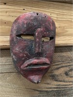 Vintage Wood Carved Mask
