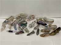Lot of Vintage Porcelain Shoes