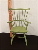 Vintage Green Doll Chair