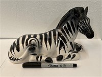 Italian Capodimonte Porcelain Zebra