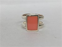 .925 Sterling Silver Gemstone Ring