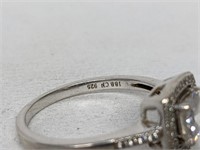 .925 Sterling Silver Engagement Ring