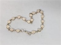 .925 Sterling Silver Circle Bracelet