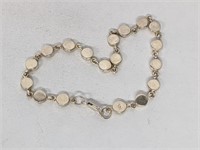 .925 Sterling Silver Circle Bracelet