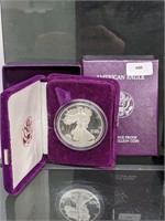 1986-S 1oz .999 Silver Proof Eagle $1