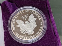 1986-S 1oz .999 Silver Proof Eagle $1