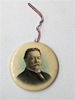 Lg William H Taft Political Button