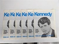 6-Lg Robert Kennedy Political Flyers