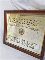 Vintage  Scotch Whiskey Mirrorback 20 x 17