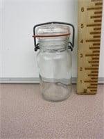 Vintage Wire Side Jars and Canister