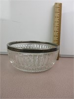 Crystal Silver Plated Serving Dishes