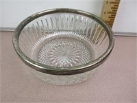 Crystal Silver Plated Serving Dishes