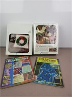 Latch Hook Kits and Knitting Magazine