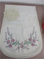Table Doilies, Embroidered Handkerchiefs