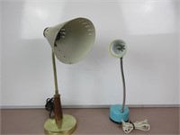 Three Retro Table Lamps