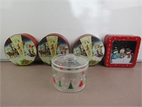 Christmas Tins & Cookie Canister