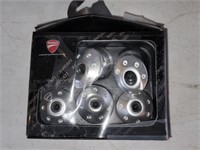 Ducati Monster silver frame plugs