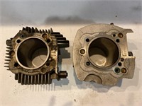 Two Ducati cylinders, casting number 12510281A