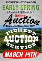 EARLY SPRING FARM & HEAVY EQUIPMENT AUCTION