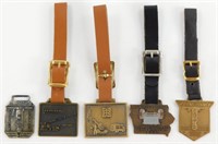 Lot of 5 Advertising Construction Equipment Watch