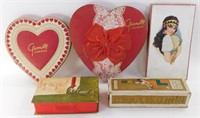 Vintage Garrott & Balduff Chocolate Candy Boxes -