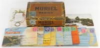 1800's Muriel Baby Cigar Box Filled w/ 1900's