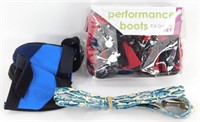 2 New Sets of Dog Boots XS/S & Dog Leash