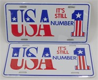 2 New USA License Plates