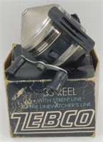 Vintage Zebco 33 Reel in Box