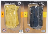 4 New Pair of Plainsman Leather Gloves
