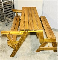 2 Person Bench, 4 Person Picnic Table, Folds Very
